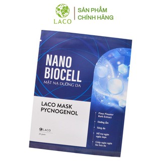 Mặt nạ dưỡng da LACO NANO BIOCELL 20g lên men từ nước dừa tươi nguyên chất cho làn da căng bóng, trắng mịn, hồng hào
