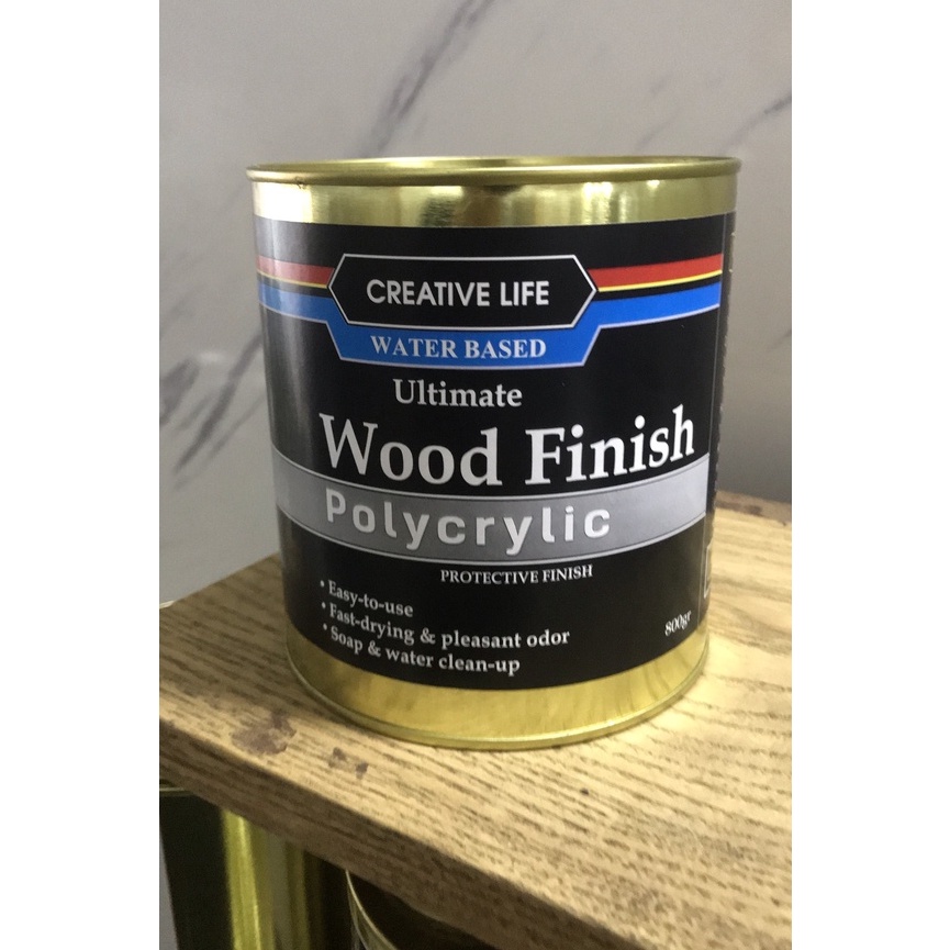 Ultimate Wood Finish 800g - Sơn phủ bóng mờ gốc nước Creative Life