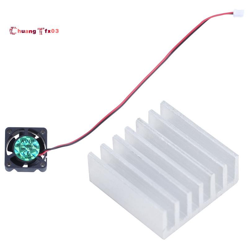 50Pcs Extruded Aluminum Heatsink 14X14X6mm , Chip CPU GPU VGA RAM LED IC Radiator, COOLER & 3Pcs DC 12V 0.1A 2Pin 25mm X25mm X10mm Mini Brushless Cooling Fan,Black