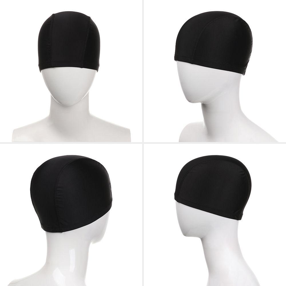Mũ Bơi Co Giãn Bằng Nylon Màu Trơn Free Size