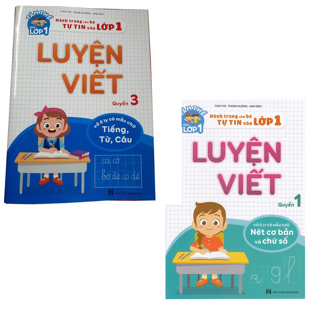 [Mã LIFEMALL995 giảm 10% đơn 99K] Sách Combo Hành Trang Cho Bé Tự Tin Vào Lớp 1 - Luyện Viết (Quyển 1+ 2+3)