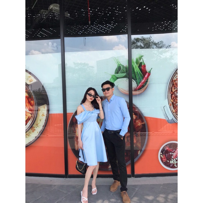 Đồ gia đình đi tiệc - váy áo gia đình - váy mẹ và bé gái - váy đôi gia đình - áo đôi gia đình đi tiệc đẹp