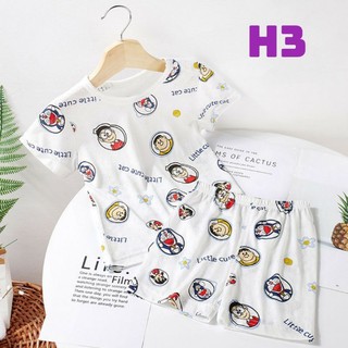 Bộ thun mặc nhà bé trai size đại 110-130