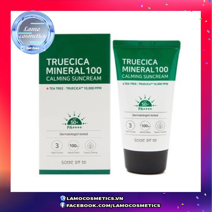 Kem Chống Nắng Some By Mi Truecica Mineral 100 Calming Suncream SPF50+/PA+++ 50ml