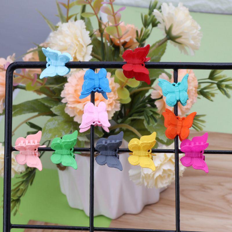 20 kẹp tóc hình bướm mini nhiều màu