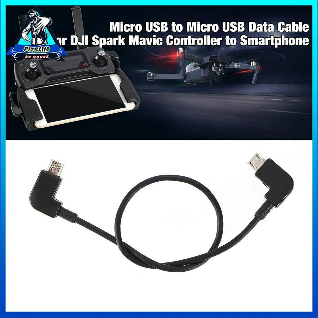 Dây cáp dữ liệu Micro USB sang Micro USB Android cho bộ điều khiển DJI Spark Mavic