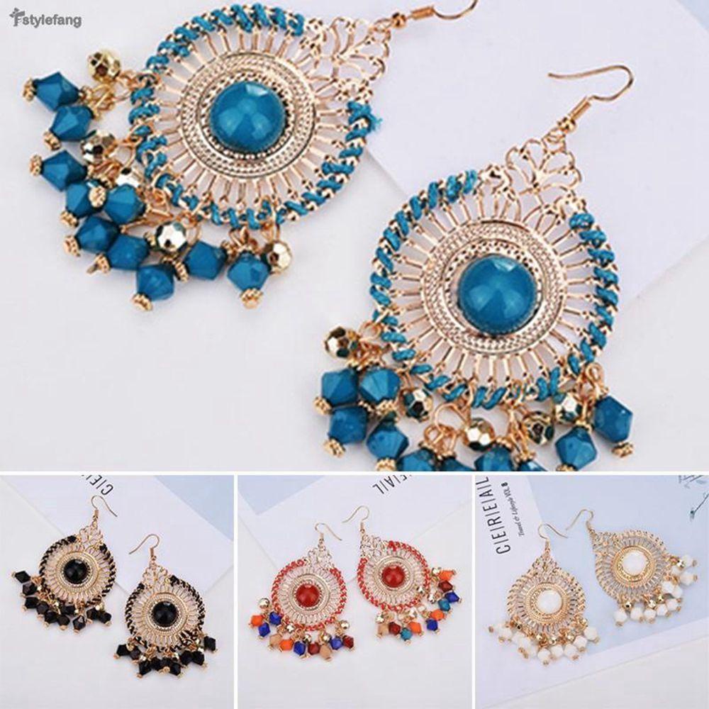 Bông Tai Phong Cách Dân Tộc Cổ Điển Cho Nữ