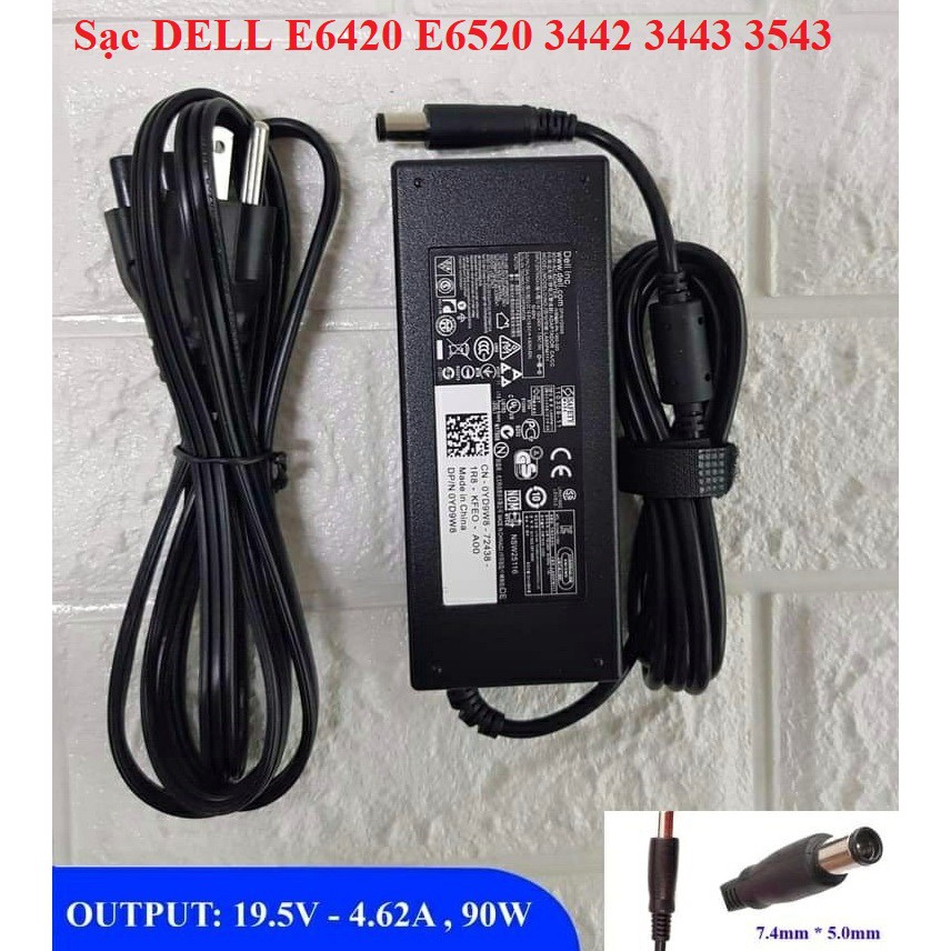 SẠC LAPTOP DELL E6420 E6520 3442 3443 3543 - Dell 4,62A ZIN