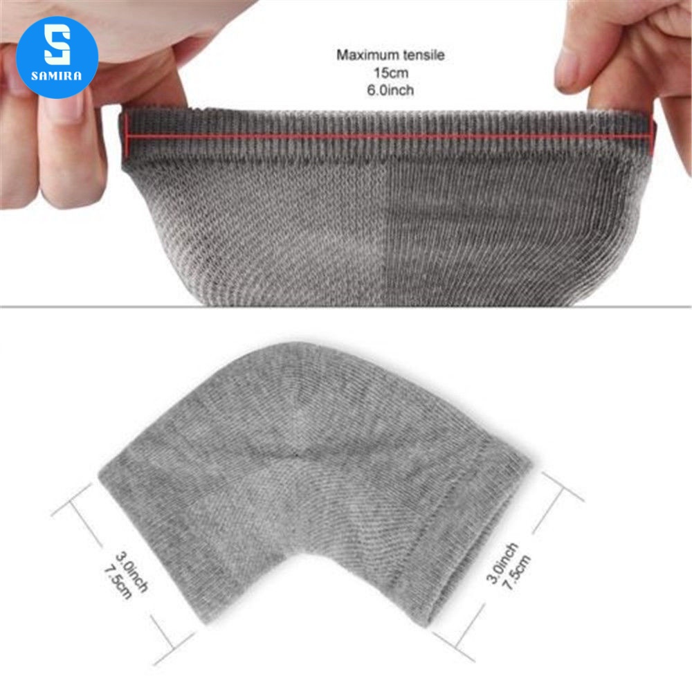 Đôi tất vớ có gel dưỡng ẩm gót chân chống nứt nẻ giảm đau bảo vệ gót chân nam nữ bằng vải SA27