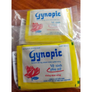 10gói vệ sinh phụ nữ Gynopic( hoa hồng)
