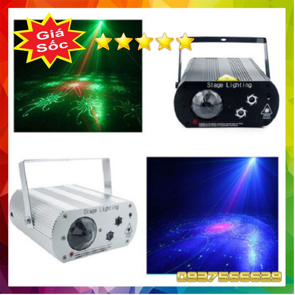 Đèn Trang Trí Đèn Laser Mini Stage Lighting 02 Cho Phòng Karaoke Gia Đình Phòng Bay