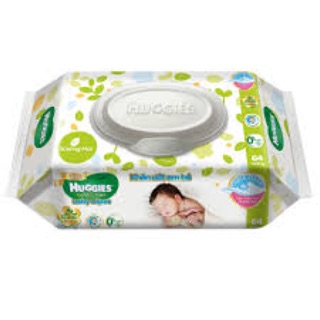 Khăn ướt Huggies không mùi 64 tờ