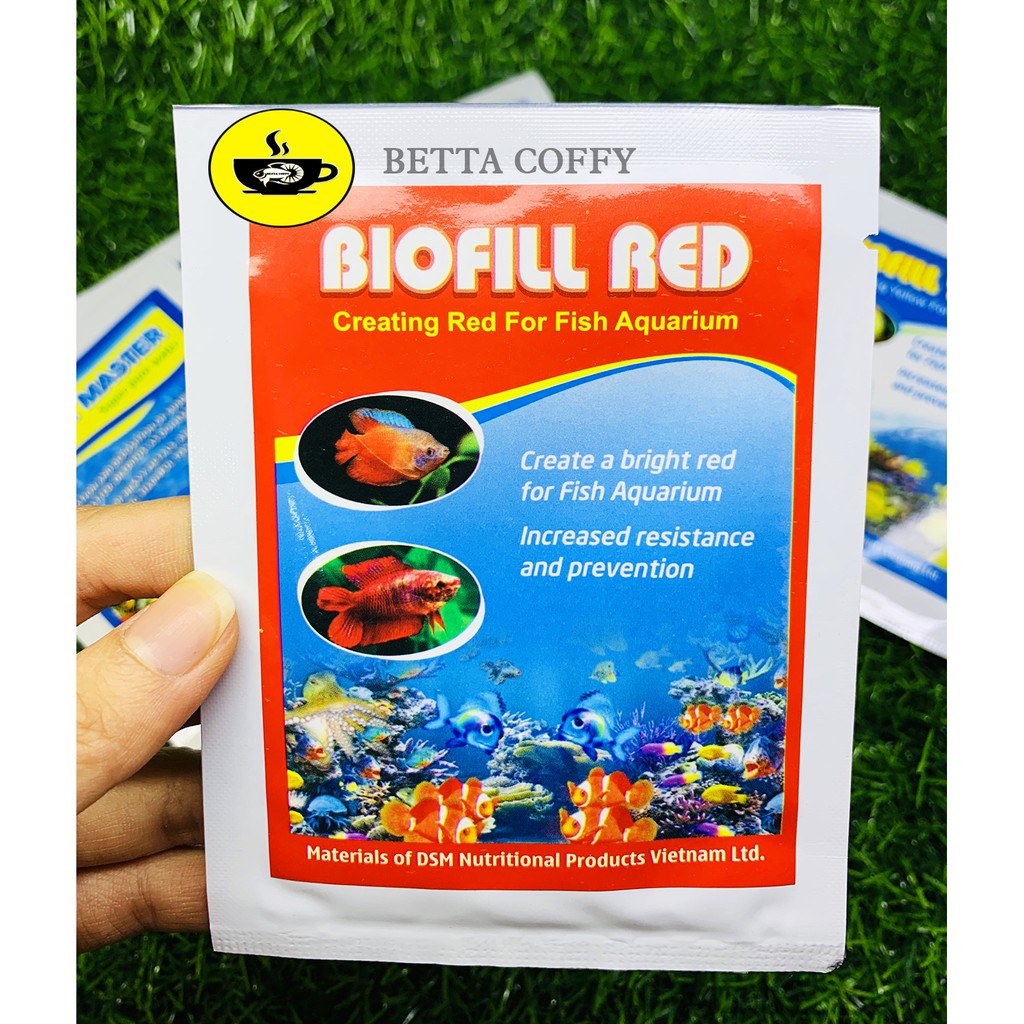 Chất tạo màu cho cá cảnh BIOFILL RED - XEM PHÂN LOẠI