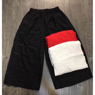 Quần ống rộng vải linen mẫu 4