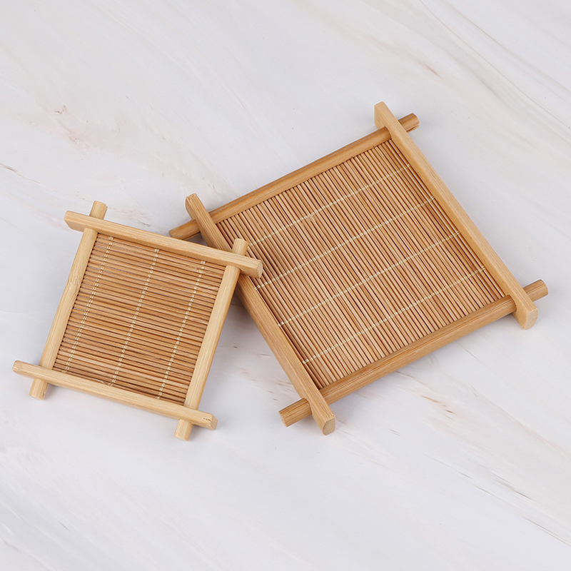 Llbrain Tấm Lót Cốc Trà Bằng Tre Trang Trí Nhà Bếp