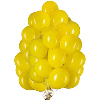 Bóng bay màu vàng 12 inch Bóng bay bữa tiệc Gói 10
