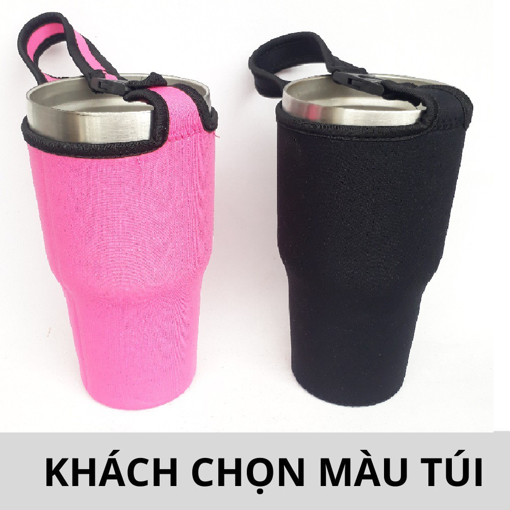 Ly giữ nhiệt Thái Lan 900ml đã kèm Ống hút bình cốc cách nhiệt inox cao cấp