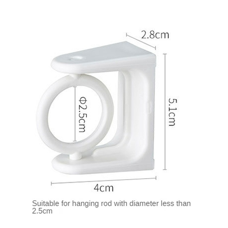 Set 2 Giá Đỡ Treo Rèm Cửa Hình Tam Giác Có Thể Điều Chỉnh Kích Thước