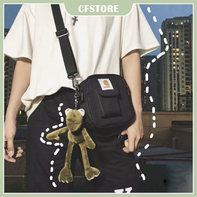 Móc khóa hình dạng chú ếch bông chân dài đáng yêu