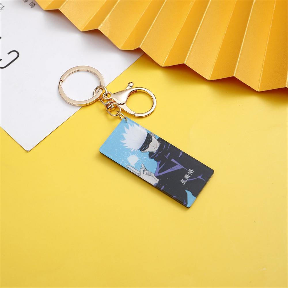 Móc Chìa Khóa Xe Hơi Bằng Acrylic Hình Anime NICKOLAS Jujutsu Kaisen Gojou Satoru