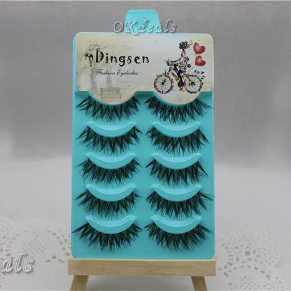 Set 5 Cặp Lông Mi Giả Dày Tự Nhiên Màu Đen