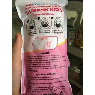 KHẨU TRANG TRẺ EM TH MASK KIDS( túi 10c)