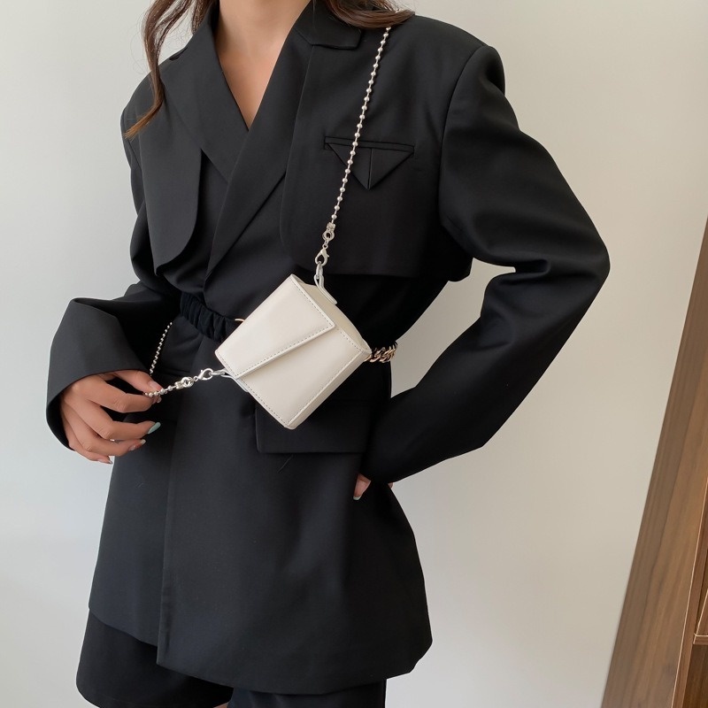 Túi Đeo Chéo Mini Phối Dây Xích Thời Trang Mùa Hè 2022 Gylb1385