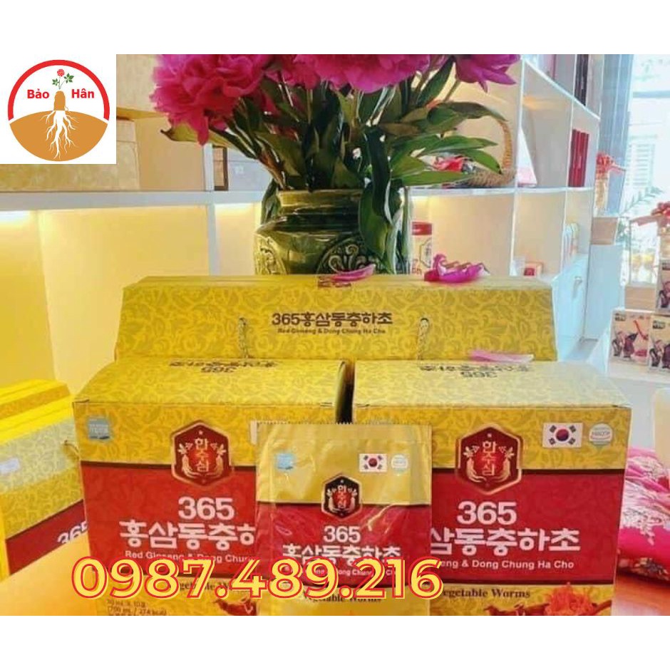 Nước đông trùng hạ thảo 365 Hasusam Hàn Quốc 20 gói *70ml