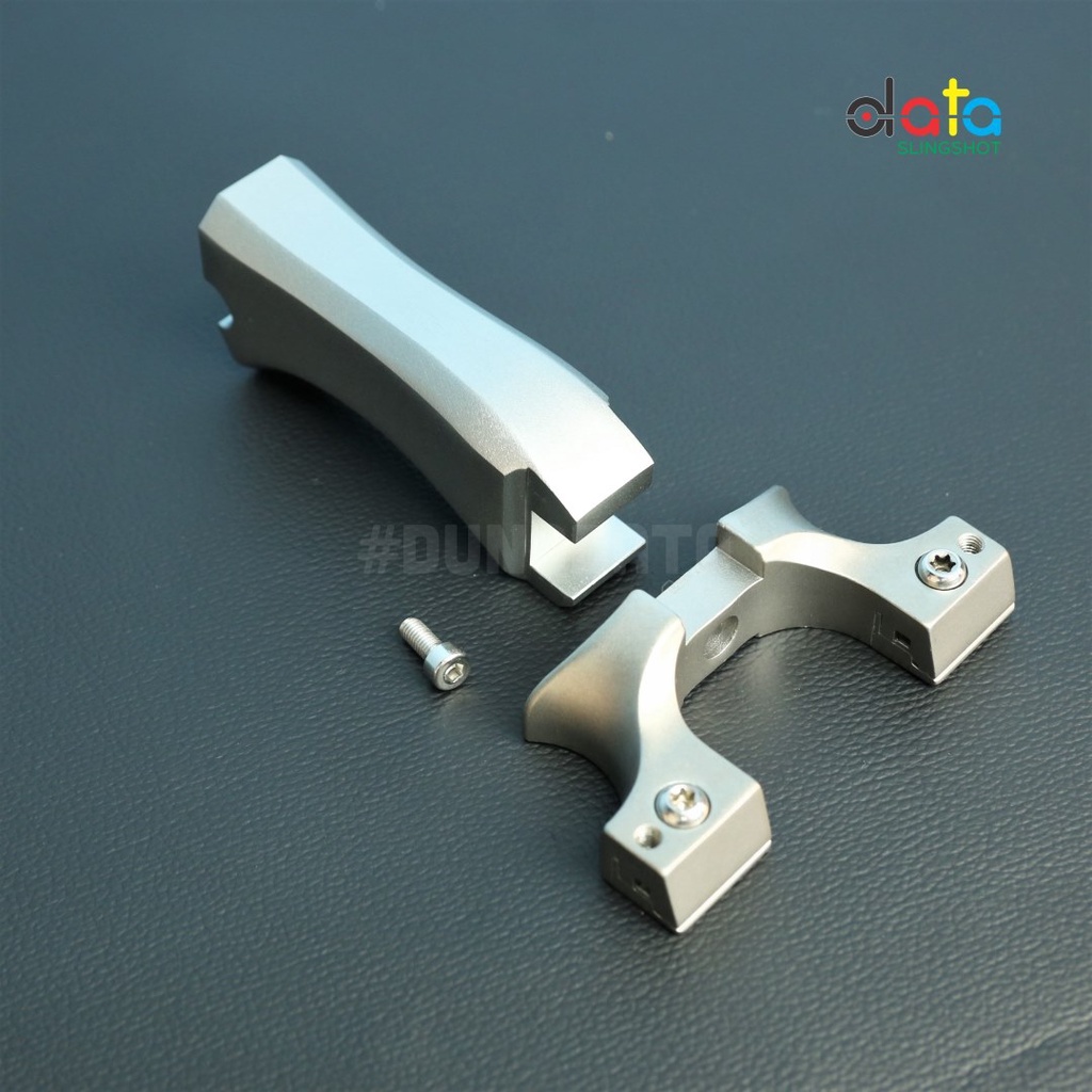 Ná Cao Su DT51 Chạc 8 Cánh Chạc Thép 440C Cán Nhôm - Chạc kẹp - DATA SlingShot