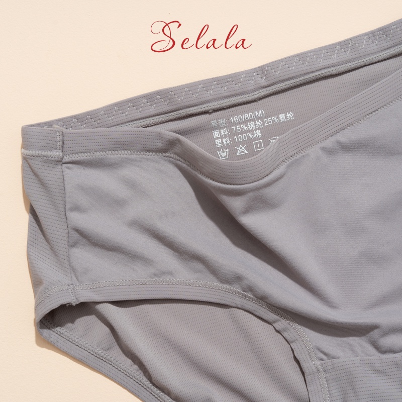 Set Đồ Lót Selala Nơ Thông Hơi Không Gọng Nâng Ngực Siêu Quyến Rũ SET16