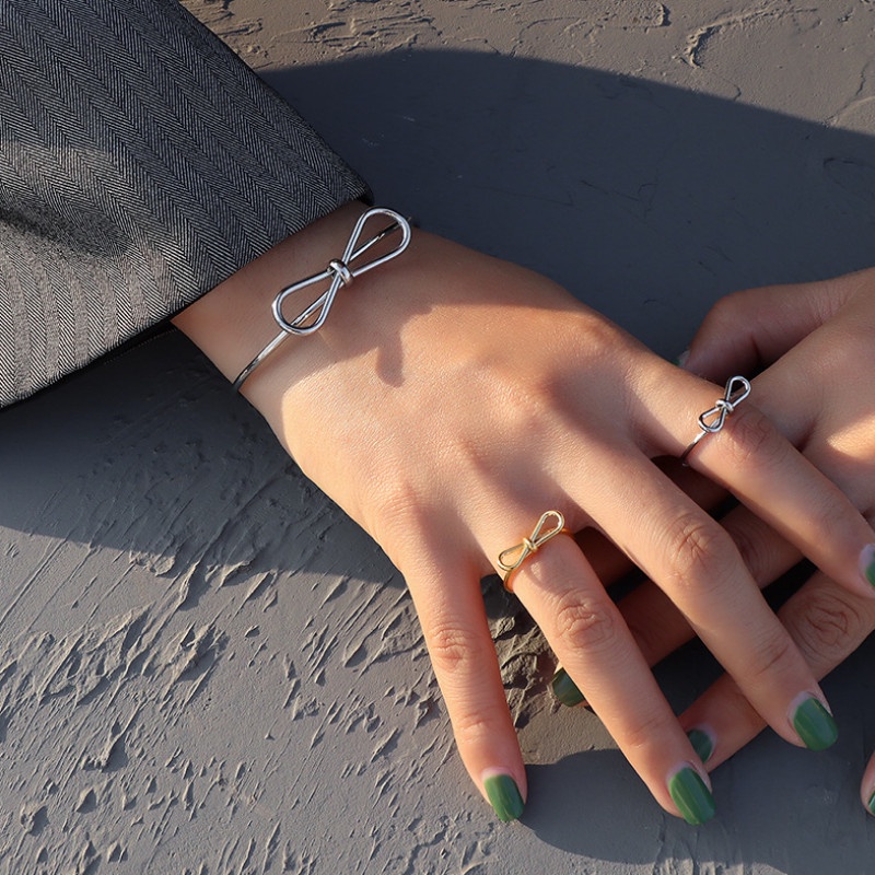 Vòng Tay Hoặc Nhẫn Nơ Titan Ko Han Rỉ TT 3839