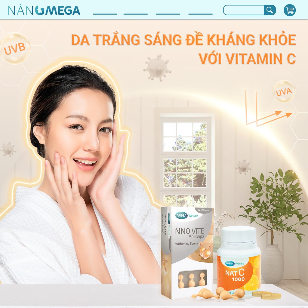 Serum Nno Vite giúp dưỡng trắng tái tạo da, ngăn ngừa lão hóa da