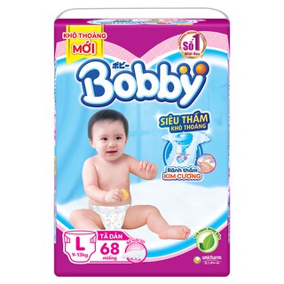 Tã dán bobby siêu thấm m76/ l68