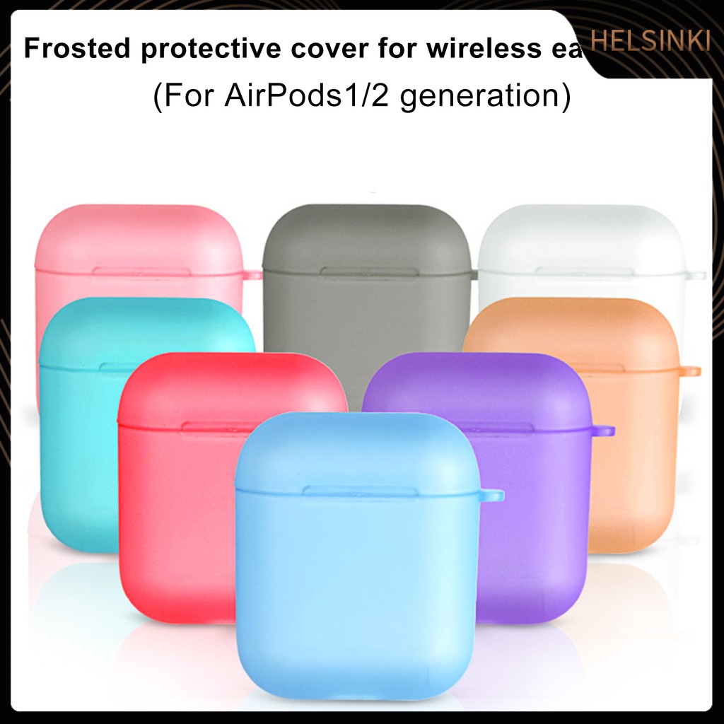 Vỏ Bảo Vệ Hộp Sạc Tai Nghe Airpods 1 / 2 Bằng Tpu Chống Bụi / Trầy Xước Tiện Dụng