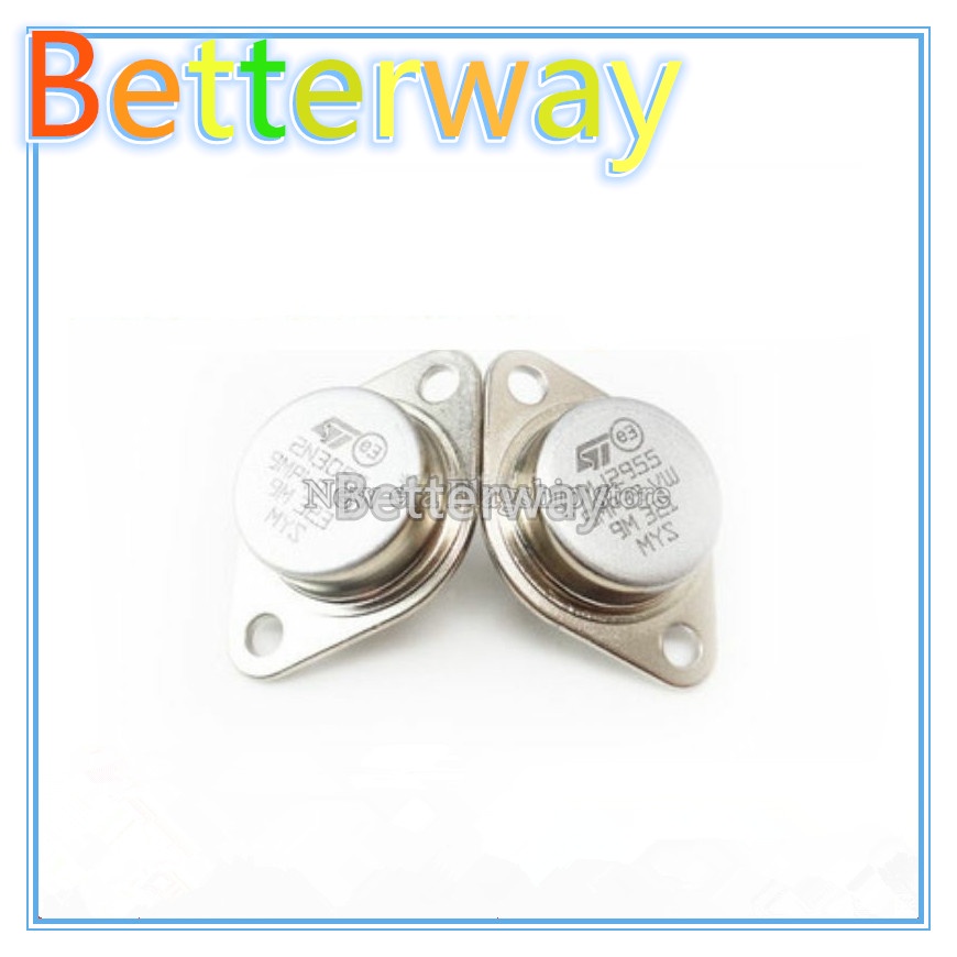 10 Chiếc 2N3055 MJ2955 TO-3 NPN Bộ Khuếch Đại Công Suất Transistor Mới betterway