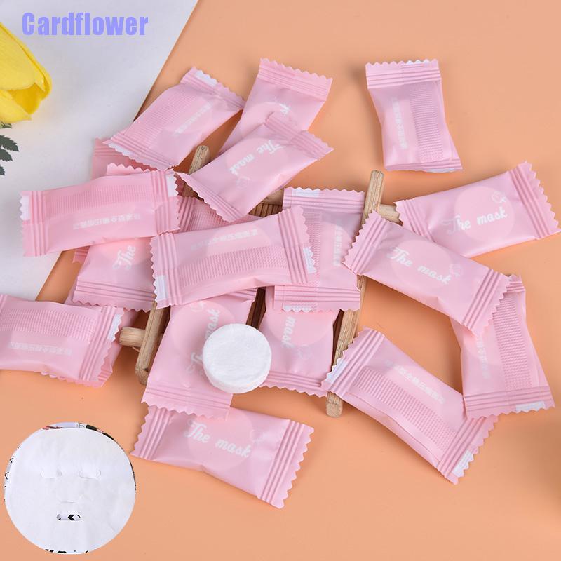 (Hàng Mới Về) Giấy Nén Sử Dụng Một Lần Cardflower