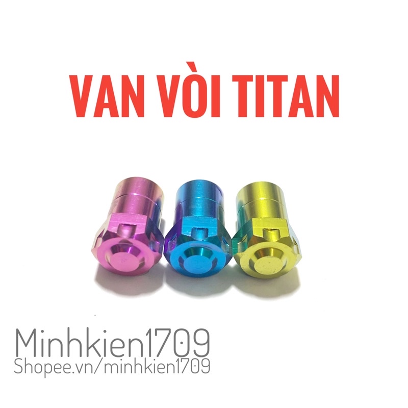 (GR5 XỊN) Ốc van vòi titan đủ màu cho các loại xe