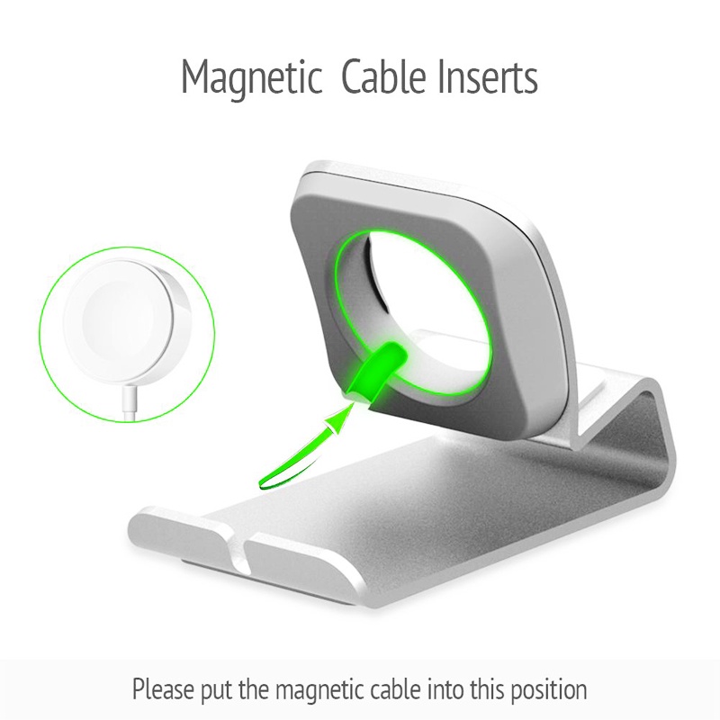 Đế Sạc Bằng Nhôm Cho Đồng Hồ Thông Minh apple watch series 7 / SE / 6 / 5 / 4 / 3 / 2 / 1 45 41 44 40 42 38mm