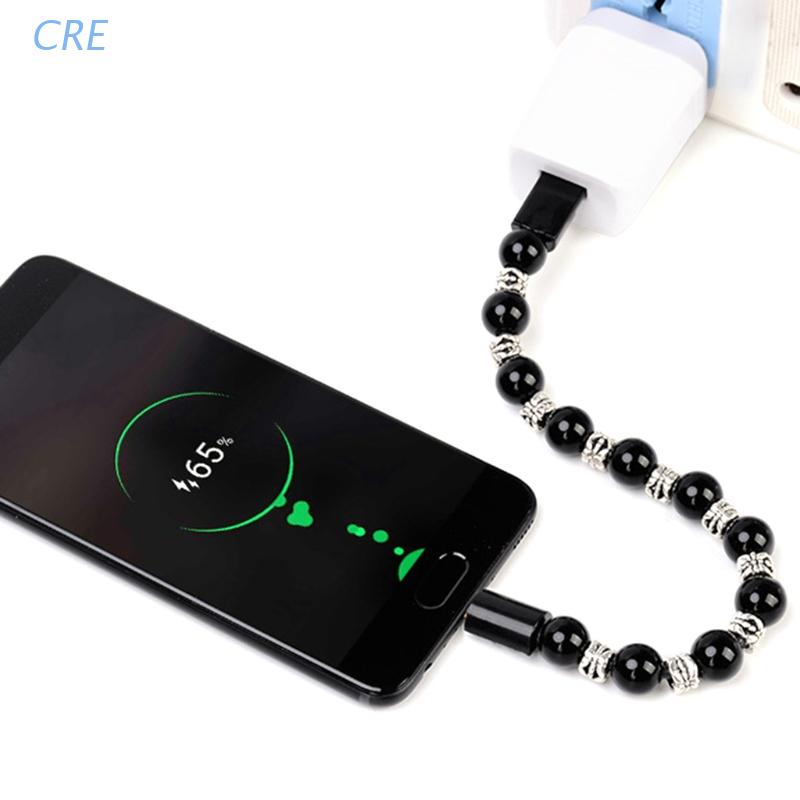 Cáp dữ liệu truyền tốc độ nhanh kết nối với cổng loại C cho sạc dự phòng/ PC có thể dùng làm vòng đeo tay