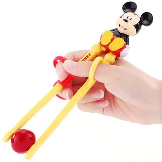 Đũa tập ăn 3D Disney - Mickey , Minnie ,McQueen bằng nhựa bắp PLA an toàn, thân thiện môi trường