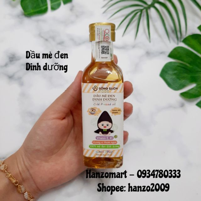 Dầu mè đen dinh dưỡng cho bé ăn dặm 60ml