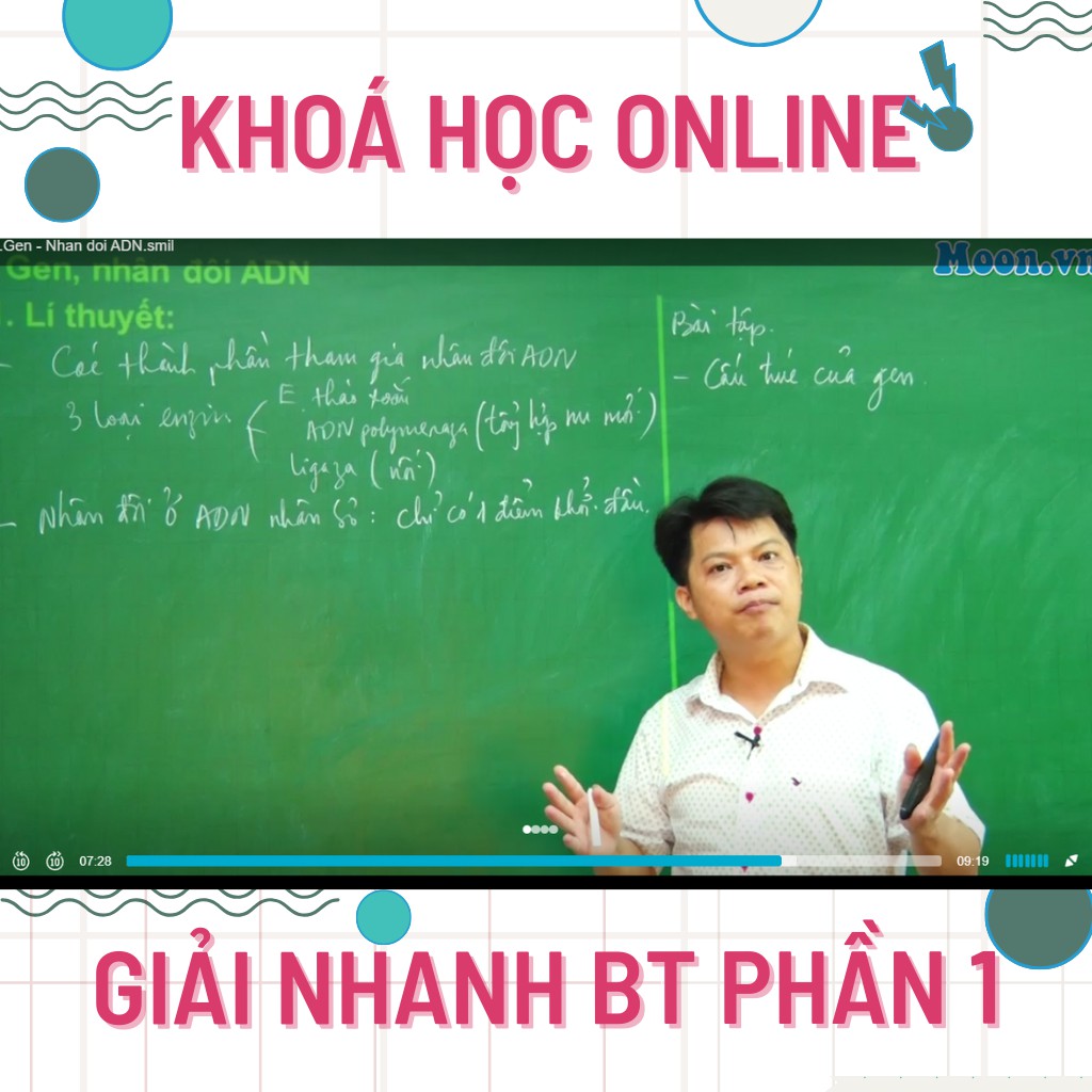 Sách ID – Luyện Thi THPT Quốc gia 2021 SINH HỌC thầy Phan Khắc Nghệ: Tự học cơ sở vật chất và cơ chế di truyền