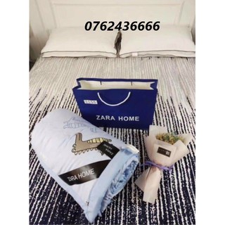 Chăn đũi hè Zara Home đắp cực thích