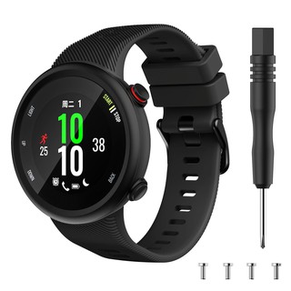 Watch Band for Garmin Forerunner 45/Forerunner 45S Silicone Strap Replacement Bracelet Accessory Wristband