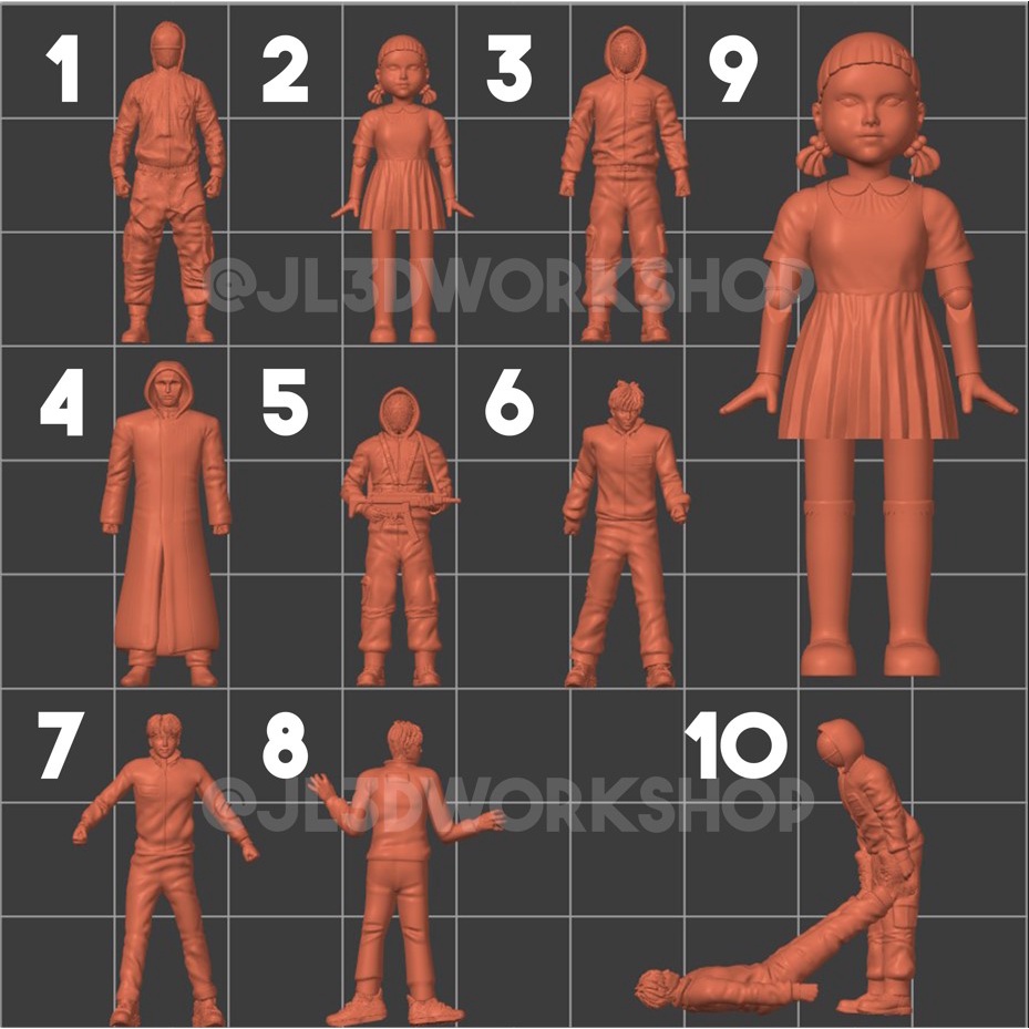 Mô Hình Người Lính 3D Tỉ Lệ 1 / 64
