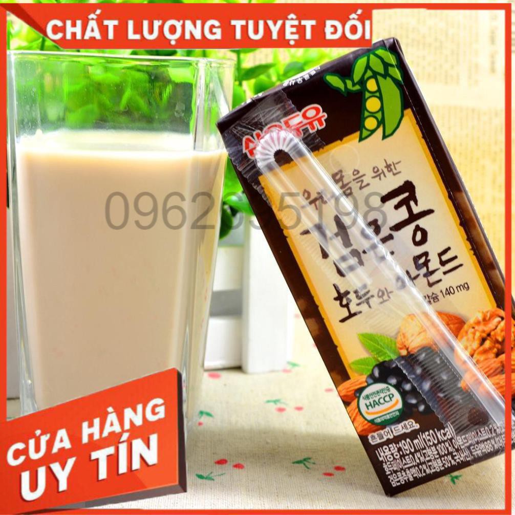 SỮA NƯỚC HẠT ÓC CHÓ&HẠNH NHÂN, MÈ ĐEN&ĐẬU ĐEN, ĐẬU VÀNG, NGŨ CỐC Hàn Quốc 190ml,195ml, 140ml