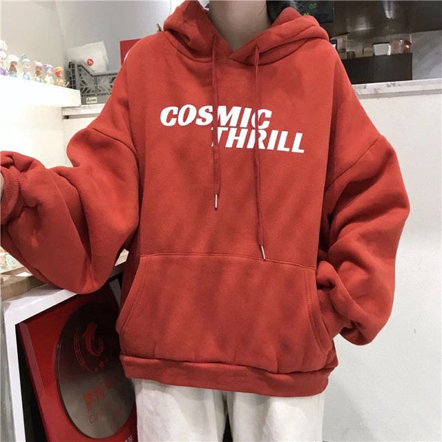 Áo hoodie nữ form rộng, áo nỉ hoodie nữ form rộng có mũ dây rút đi học đi chơi over size thời trang ulzzang hàn quốc