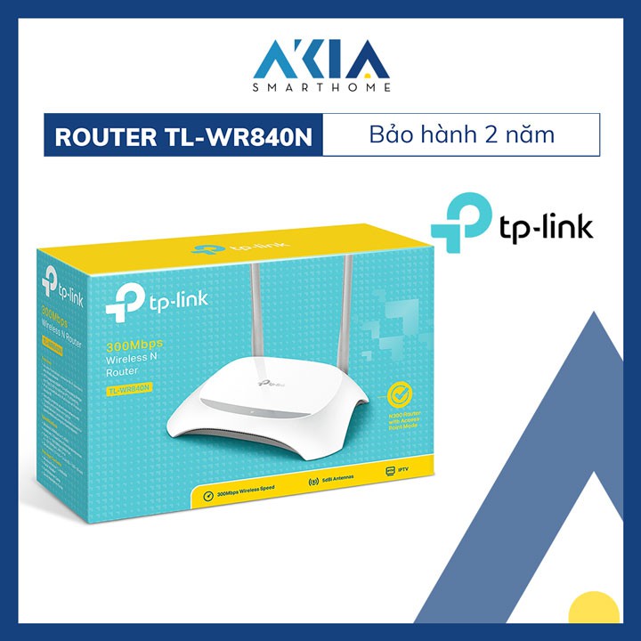 Bộ Phát Wifi Chuẩn N Tốc Độ 300Mbps TP-Link TL-WR844N và TL-WR840N - Hàng Chính Hãng