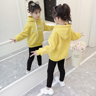 Áo len cotton nhung kiểu phương Tây mùa thu đông phong cách Hàn Quốc thời trang cho bé gái
