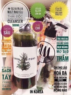 Sữa rửa mặt rau củ super vegitoks